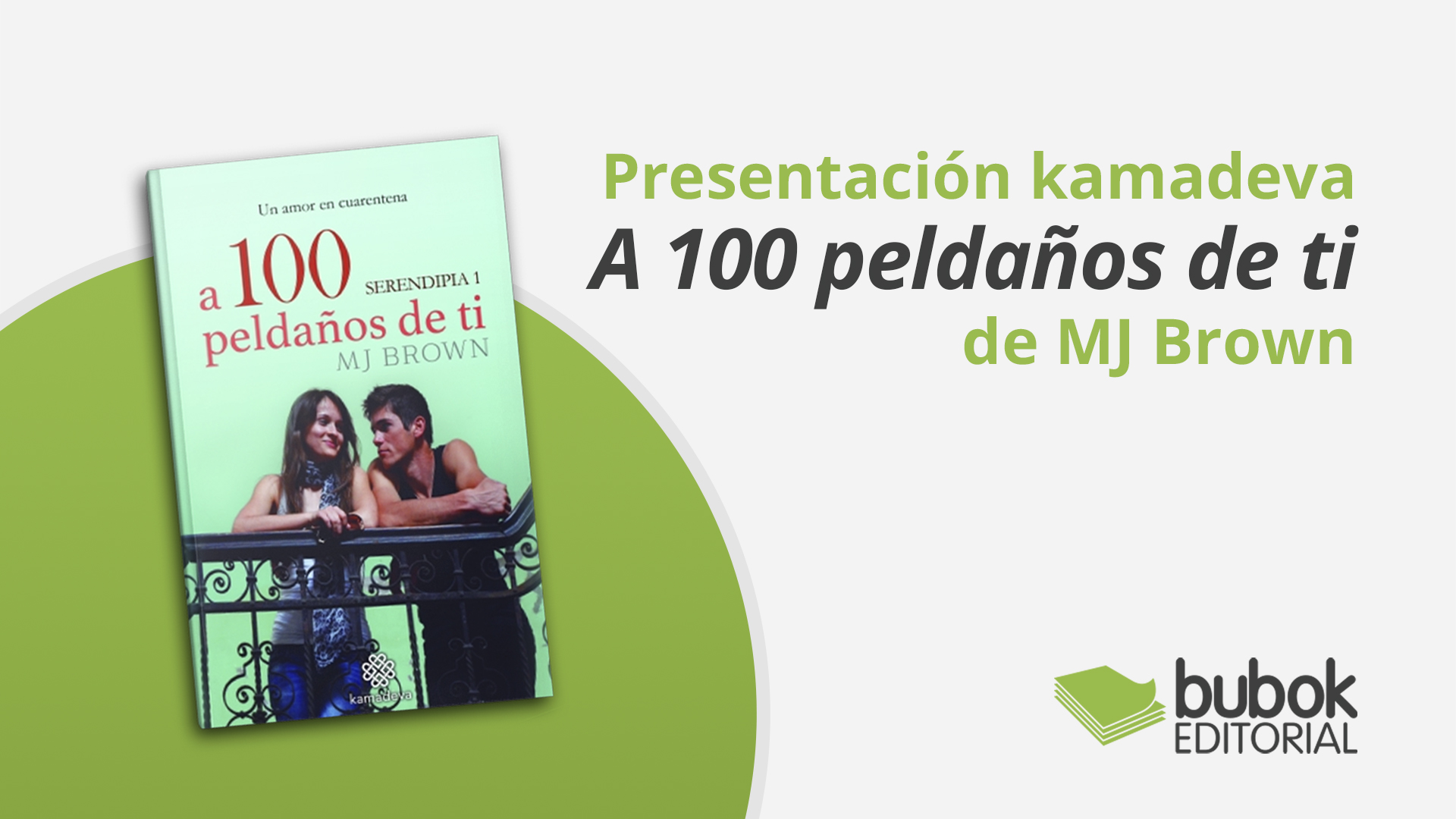 Presentación kamadeva A 100 peldaños de ti de MJ Brown