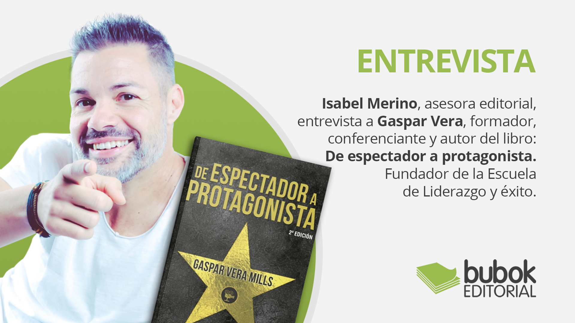 Entrevista a Gaspar Vera, escritor y fundador de la escuela Liderazgo y Éxito