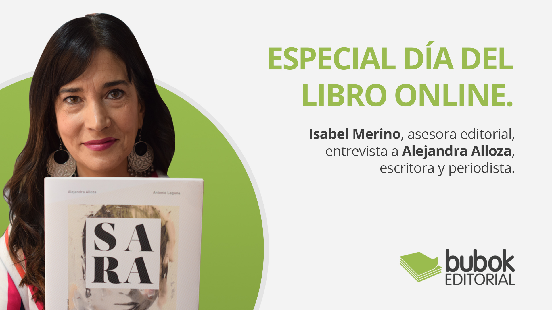 Especial día del Libro. Entrevistamos a la periodista y escritora Alejandra Alloza