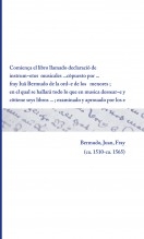 Libro Comiença el libro llamado declaraciõ de instrum~etos musicales ... cõpuesto por ... fray Iuã Bermudo de la ord~e de los menores ; en el qual se hallarã todo lo que en musica dessear~e y cõtiene seys libros ... ; examinado y aprouado por los egr, autor Biblioteca Nacional de España BNE
