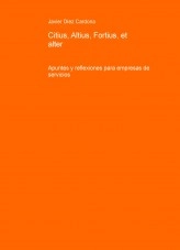Libro Servicios: Citius, Altius, Fortius, et alter, autor Javier Díez Cardona