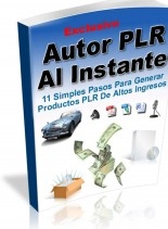 Libro AUTOR PLR AL INSTANTE, autor Gilberto Flores S.