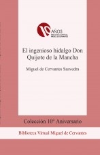Libro El ingenioso hidalgo Don Quijote de la Mancha (byn), autor Biblioteca Miguel de Cervantes