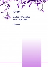 RAXMA Cartas y Plantillas Armonizadoras Libro 44