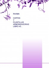 RAXMA CARTAS Y PLANTILLAS ARMONIZADORAS LIBRO 43