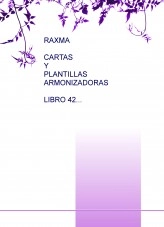 Libro RAXMA CARTAS Y PLANTILLAS ARMONIZADORAS LIBRO 42, autor Manuel Capdevila Piñana