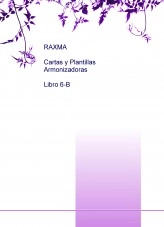 Libro RAXMA Cartas y Plantillas Armonizadoras Libro 6-B, autor Manuel Capdevila Piñana