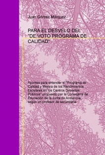 PARA EL DESVELO DEL 'DE VOTO PROGRAMA DE CALIDAD'