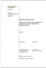 Libro Sistemas de retención infantil integrado en asientos de autocares destinados al transporte escolar, autor Fundación FITSA