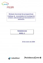 Libro Sintaxis funcional de prospectivas: catálogo de necesidades de investigación a futuro, estructurado por funciones en el automóvil, autor Fundación FITSA