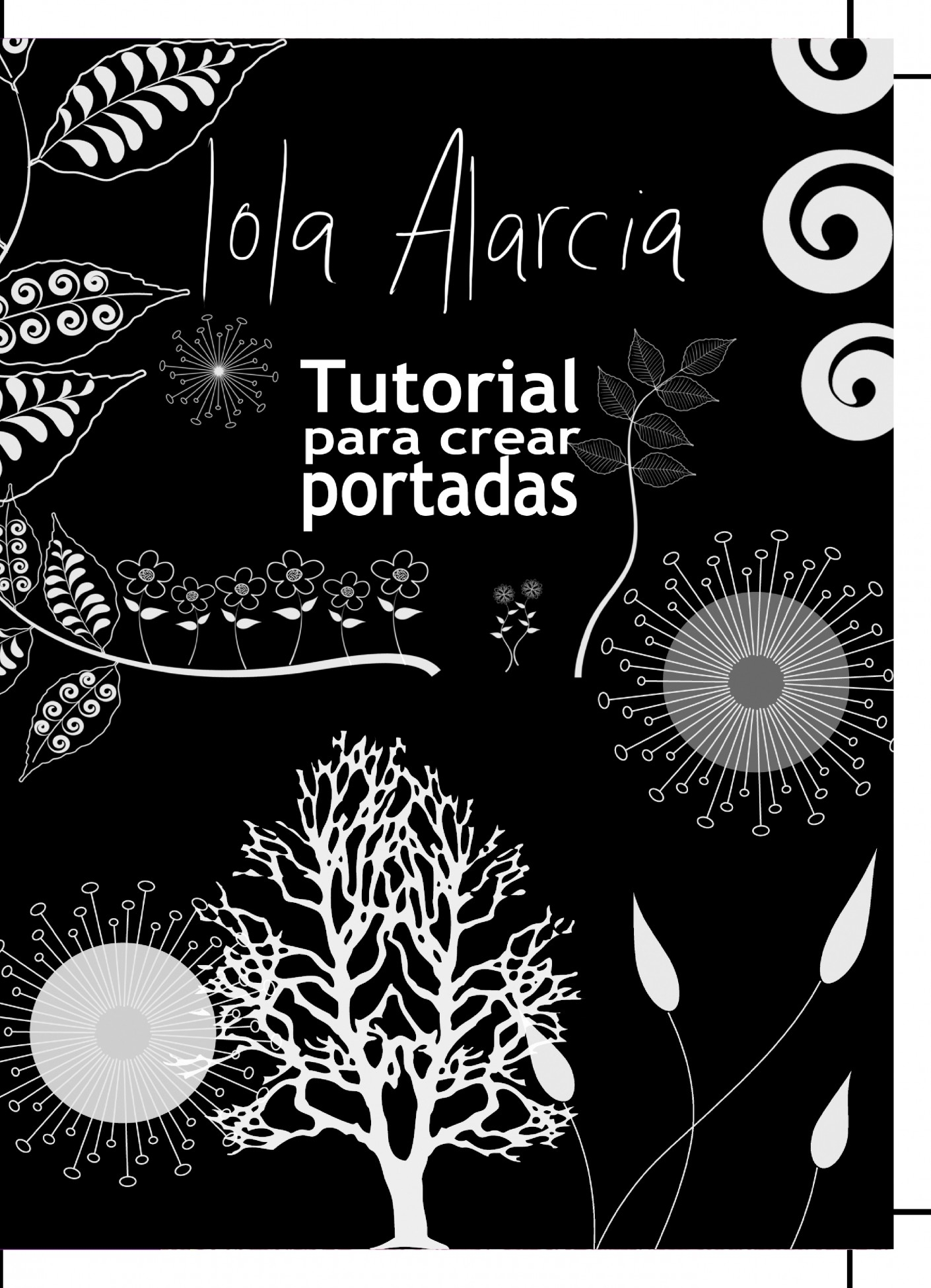 Tutorial para crear una portada | Lola Alarcia - Bubok