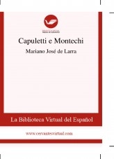Libro Capuletti e Montechi, autor Biblioteca Miguel de Cervantes