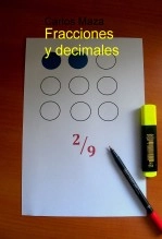 Libro Fracciones y decimales, autor Carlos Maza Gómez