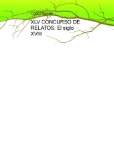 Libro XLV CONCURSO DE RELATOS: El siglo XVIII, autor concurso relatos