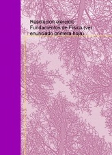 Libro Resolucion ejercicio Fundamentos de Física (ver enunciado primera hoja), autor Fernanda A.
