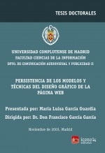 Libro Persistencia de los modelos y técnicas del diseño gráfico en la configuración de la página Web, autor ICONO14 Asociación científica de Comunicación y Nuevas