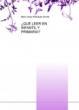 Libro ¿QUÉ LEER EN INFANTIL Y PRIMARIA?, autor María Jesús Rodíguez Sevilla