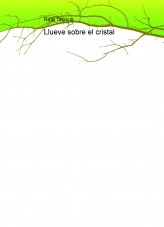 Libro Llueve sobre el cristal, autor tarsicio