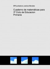 Libro Cuaderno de matemáticas para 3º Ciclo de Educacion Primaria, autor Auxi Justicia