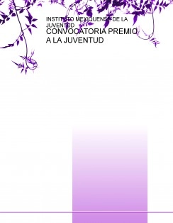 CONVOCATORIA PREMIO A LA JUVENTUD