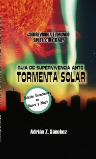 Guía de Supervivencia ante Tormenta Solar (blanco y negro)