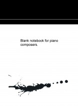 Libro Blank notebook for piano composers., autor EDICIONES PIXEL