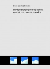 Libro Modelo matematico de banca central con bancos privados, autor daviddesalamanca