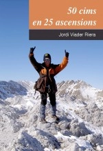 Libro 50 Cims en 25 ascensions, autor Jordi Viader Riera