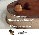 Libro Concurso "Recetas de Otoño" - Libro de recetas, autor entrando