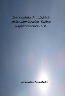 LAS CUALIDADES DE UN JEFE/A EN LA ADMINISTRACION PUBLICA ¡ Lo publican en el B.O.P. !