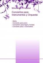 Libro Conciertos para Instrumentos y Orquesta, autor mikelmate