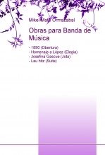 Libro Obras para Banda de Música, autor mikelmate