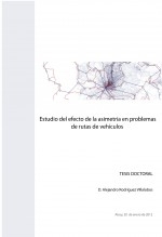 Estudio del efecto de la asimetría en problemas de rutas de vehículos