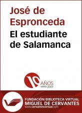 Libro El estudiante de Salamanca, autor Biblioteca Miguel de Cervantes