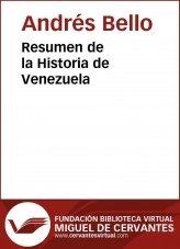 Libro Resumen de la Historia de Venezuela, autor Biblioteca Miguel de Cervantes