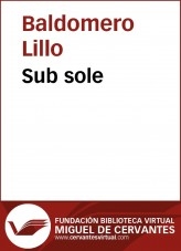 Libro Sub sole, autor Biblioteca Miguel de Cervantes