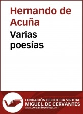 Libro Varias poesías, autor Biblioteca Miguel de Cervantes