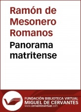 Libro Panorama matritense, autor Biblioteca Miguel de Cervantes