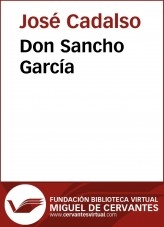 Libro Don Sancho García, autor Biblioteca Miguel de Cervantes
