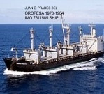 Libro OROPESA 1978-1984 IMO 7611585 SHIP, autor Juan Emilio Prades Bel