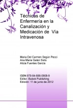 Libro Técnicas de Enfermería en la Canalización y Medicación de Vía Intravenosa, autor maria del carmen segun pecci