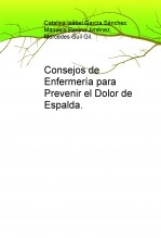 Libro Consejos de Enfermería para Prevenir el Dolor de Espalda., autor carumadi