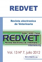 Libro REDVET Vol. 13 Nº 7 Julio 2012 - Revista electrónica de Veterinaria ISSN 1695-7504, autor Veterinaria Organización
