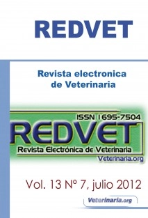 REDVET Vol. 13 Nº 7 Julio 2012 - Revista electrónica de Veterinaria ISSN 1695-7504