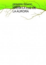 Libro HACIA LA LUZ DE LA AURORA, autor geratiz