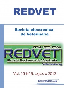 REDVET Vol. 13 Nº 8 agosto 2012 - Revista electrónica de Veterinaria ISSN 1695-7504