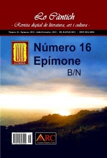 Lo Càntich - Número 16 - Epímone, 2012 - B/N