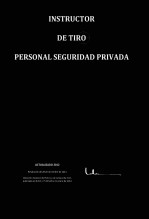 Libro Instructor de tiro personal seguridad privada, autor LAURA MARTÍNEZ DE LA HERA