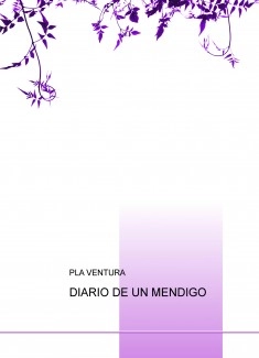 DIARIO DE UN MENDIGO