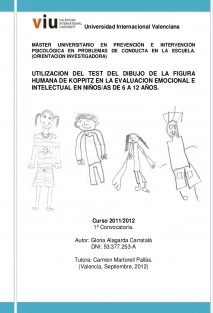 UTILIZACION DEL TEST DEL DIBUJO DE LA FIGURA HUMANA DE KOPPITZ EN LA EVALUACION EMOCIONAL E INTELECTUAL EN NIÑOS/AS DE 6 A 12 AÑOS